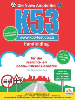 cover image of Die Nuwe Amptelike K53-handleiding
